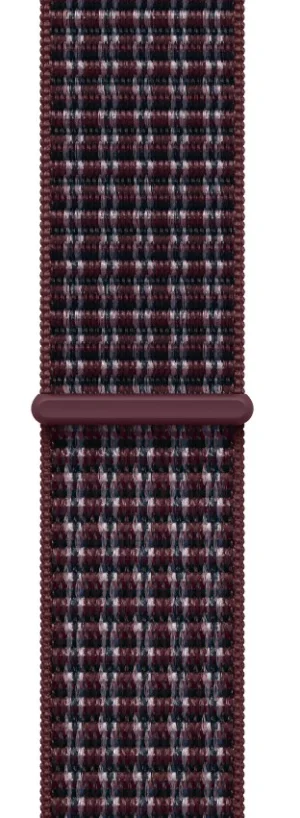 Watch Acc/40/Burgundy Plaid Sport Loop