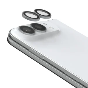 Glass Elite Anti-Reflective Camera Rings for Apple iPhone Duo - Silver