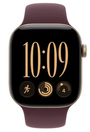 Watch Acc/42/Burgundy Sport Band - S/M - obrázek 3