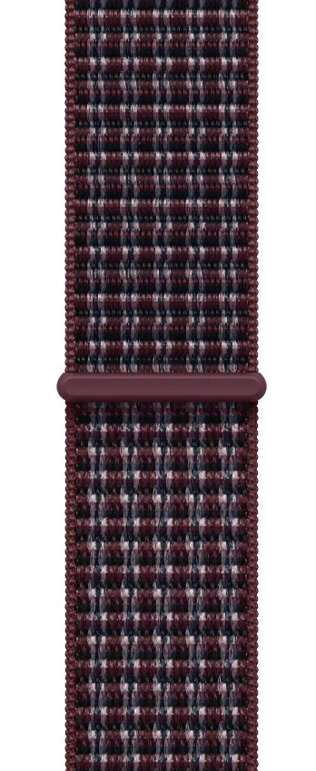 Watch Acc/42/Burgundy Plaid Sport Loop