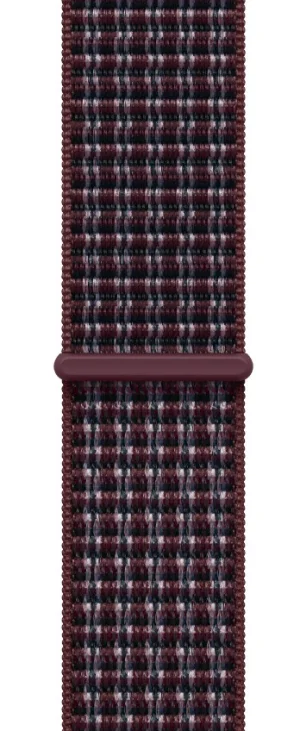 Watch Acc/42/Burgundy Plaid Sport Loop