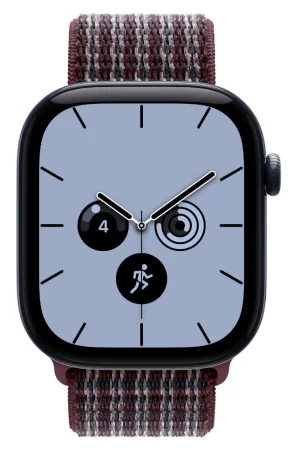 Watch Acc/46/Burgundy Plaid Sport Loop - obrázek 2