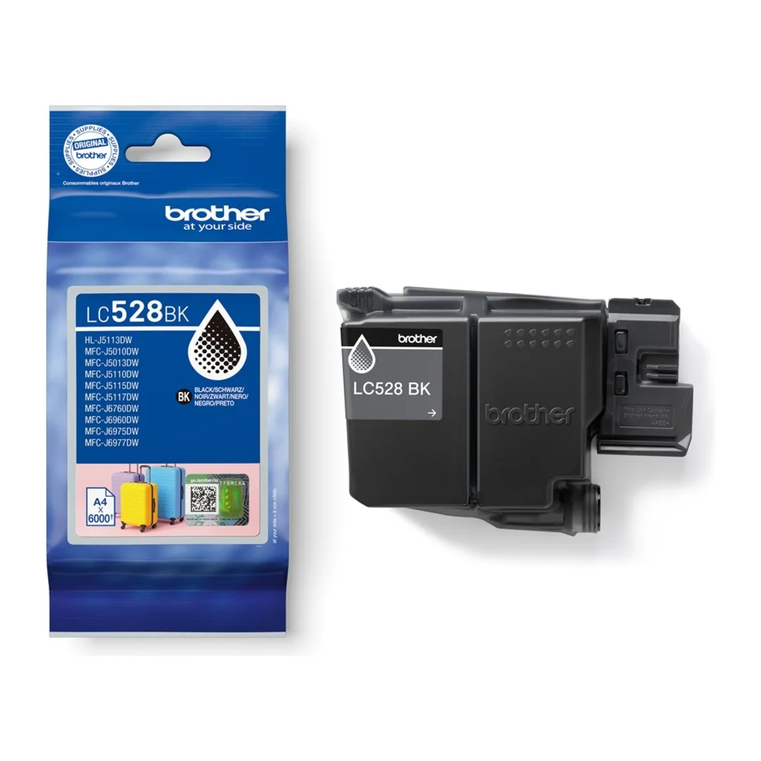 Inkoustová náplň Brother LC-528BK černá