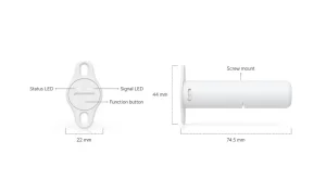 Ubiquiti USL-Entry-R, UniFi Protect Recessed Entry Sensor - obrázek 4
