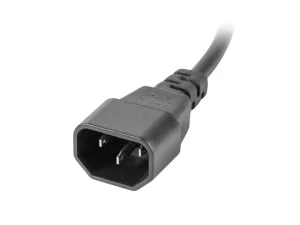 NAPÁJECÍ PANEL (PDU) 19" LANBERG 1U 10A 2m 10X IEC C13 ZÁSUVKA ČERNÁ C14 - obrázek 4