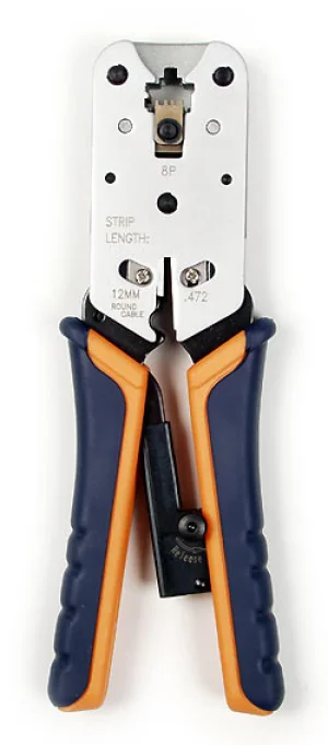 W-Star Krimpovací kleště RJ45 WS2182R s ráčnou přímé, ořezávač izolace