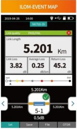 PRO MINI OTDR Fiber Optic Reflectometer 980REV - obrázek 2