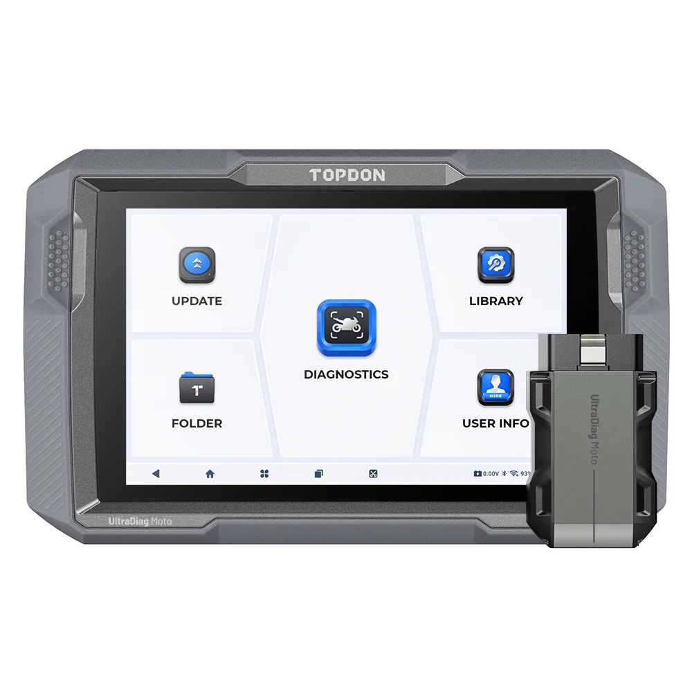 TOPDON diagnostické zařízení UltraDiag Moto/RAM 2GB/10000mAh/Android/12V DC/4jádrový procesor