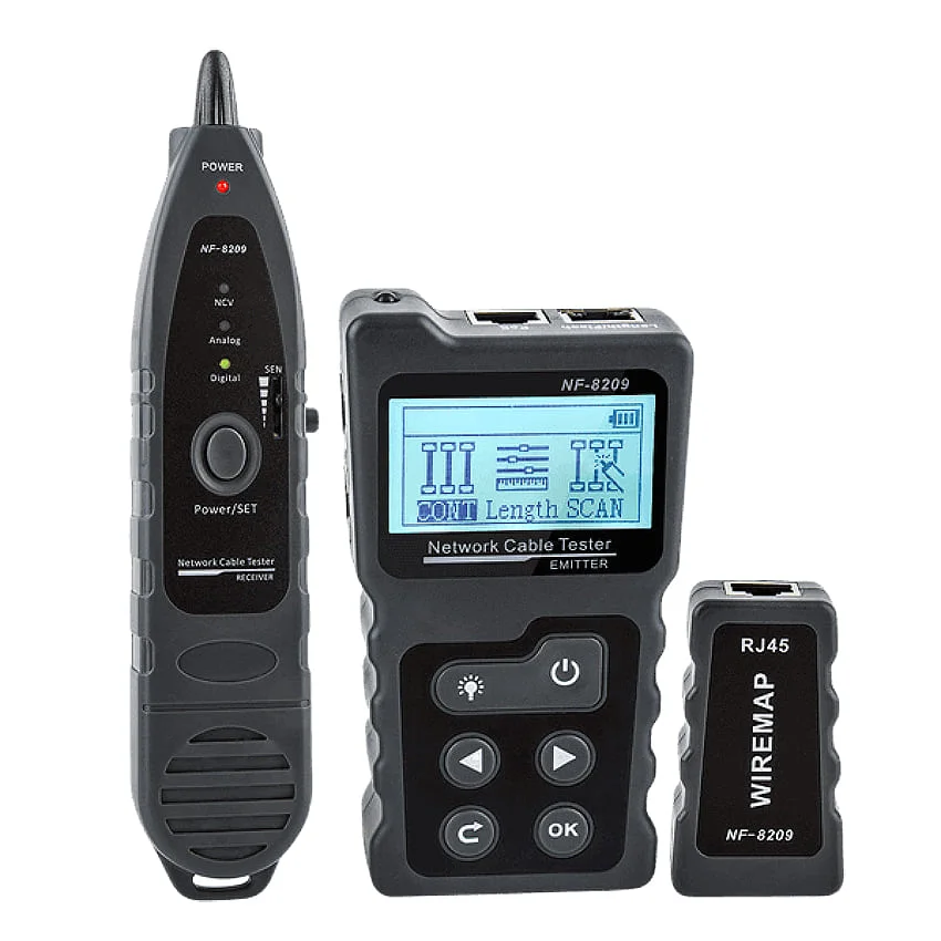 W-Star Tester kabelů UTP WSNF8209, RJ45, Poe, hledací sonda