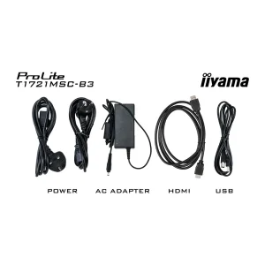 17" iiyama T1721MSC-B3:PCAP,10P,HDMI,repro - obrázek 9