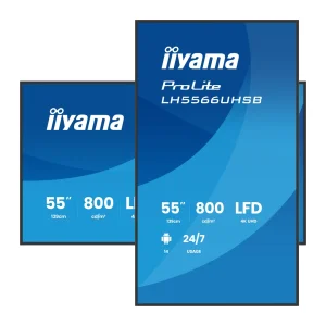 55" iiyama LH5566UHSB-B1AG: VA,4K UHD,IPX5,DP-out - obrázek 12