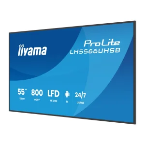 55" iiyama LH5566UHSB-B1AG: VA,4K UHD,IPX5,DP-out - obrázek 2