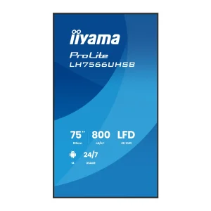 75" iiyama LH7566UHSB-B1AG:VA,4K UHD,IPX5,DP-out - obrázek 7
