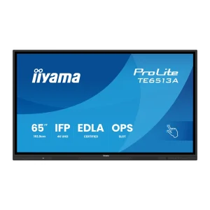 65" iiyama TE6513A-B3AG:IPS,4K,EDLA,NFC