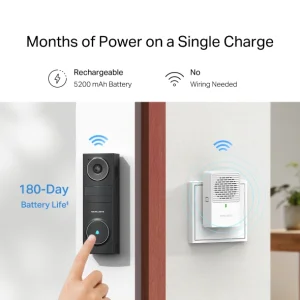 Mercusys MD210 Battery Video Doorbell - obrázek 11
