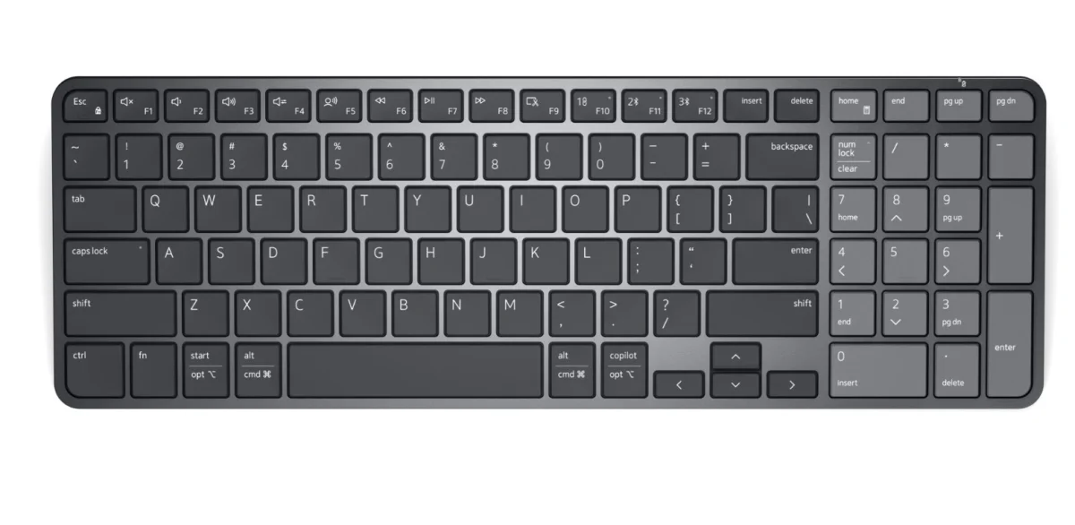 Dell bezdrátová klávesnice dobíjecí KB746 INT