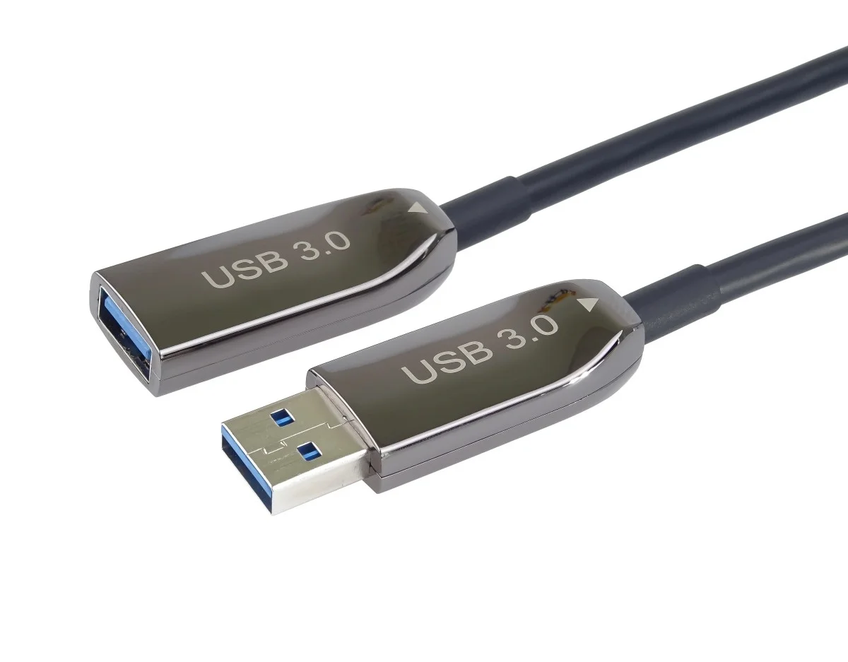 PremiumCord USB 3.0 prodlužovací optický AOC kabel A/Male - A/Female  30m