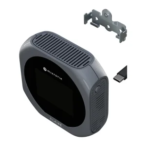 MikroTik IAQM-THC2V-G, Claire lite - Air Quality Monitor, CO2, Temp, RH, VOC, šedá - obrázek 2