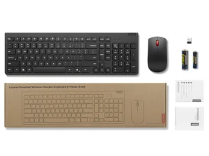 Lenovo Essential Wireless klv. a myš - US Euro - obrázek 2