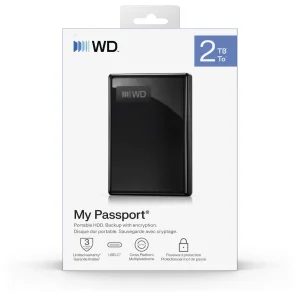 Ext. HDD WD My Passport USB-C 2TB, černý - obrázek 4