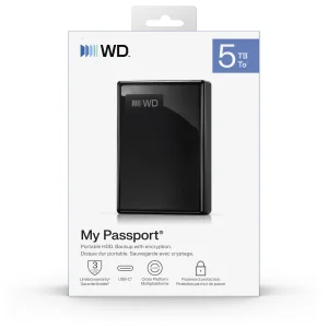 Ext. HDD WD My Passport USB-C 5TB, černý - obrázek 4