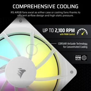 CORSAIR ventilátor RS120 ARGB, 120mm, W - obrázek 2