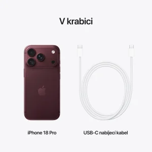 Apple iPhone 18 Pro 1TB Burgundská červená - obrázek 10