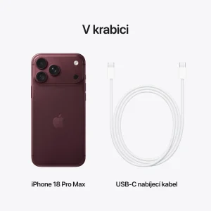 Apple iPhone 18 Pro Max 1TB Burgundská červená - obrázek 11