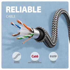 AXAGON ADE-CM50, USB-C Gigabit Ethernet adaptér s integrovaným síťovým CAT6 kabelem RJ-45 (5m) - obrázek 4