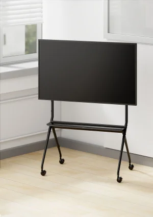 Vogel's ESSENTIAL T1021 pojízdný stojan pro TV 65-98", 120 kg, výška 154 cm, černý - obrázek 3