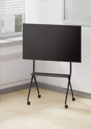 Vogel's ESSENTIAL T1011 pojízdný stojan pro TV 50-86", 80 kg, 141 cm, černý - obrázek 4