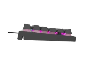 Genesis tichá herní klávesnice THOR 303/RGB/Outemu Peach Silent/Drátová USB/CZ-SK layout/Černá - obrázek 2