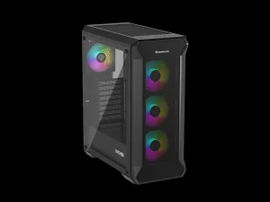Počítačová skříň Genesis IRID 505 ARGB V2/Midi Tower/Transpar./Černá - obrázek 5