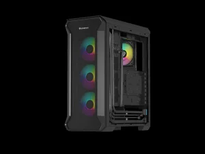 Počítačová skříň Genesis IRID 505 ARGB V2/Midi Tower/Transpar./Černá - obrázek 8