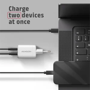 AXAGON ACU-PQ100W, GaN nabíječka do sítě 100W, USB-A + USB-C, PD3.0/PPS/QC4+/SFC2.0/Apple, bílá - obrázek 4