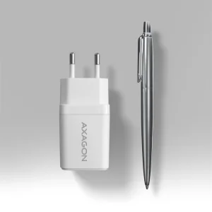 AXAGON ACU-PQ33W, GaN nabíječka do sítě 33W, USB-A + USB-C, PD3.0/PPS/QC4+/SFC2.0/Apple, bílá - obrázek 11