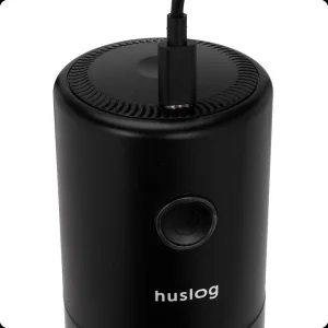 Elektrický mlýnek na kávu akumulátorový Huslog černý - obrázek 2
