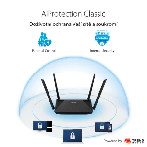 ASUS RT-AX53U Wi-Fi 6 Router AX1800 AiMesh - obrázek 5