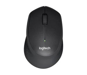 Logitech M330/Kancelářská/Optická/Pro praváky/1 000 DPI/Bezdrátová USB/Černá