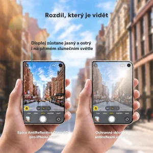 Epico AntiReflective Glass 3D iPhone Duo pro vnější displej - obrázek 2