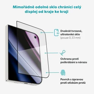 Epico AntiReflective Glass 3D iPhone Duo pro vnější displej - obrázek 3