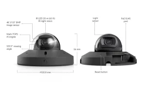 UniFi G6 Mini Dome bezpečnostní kamera černá - obrázek 12