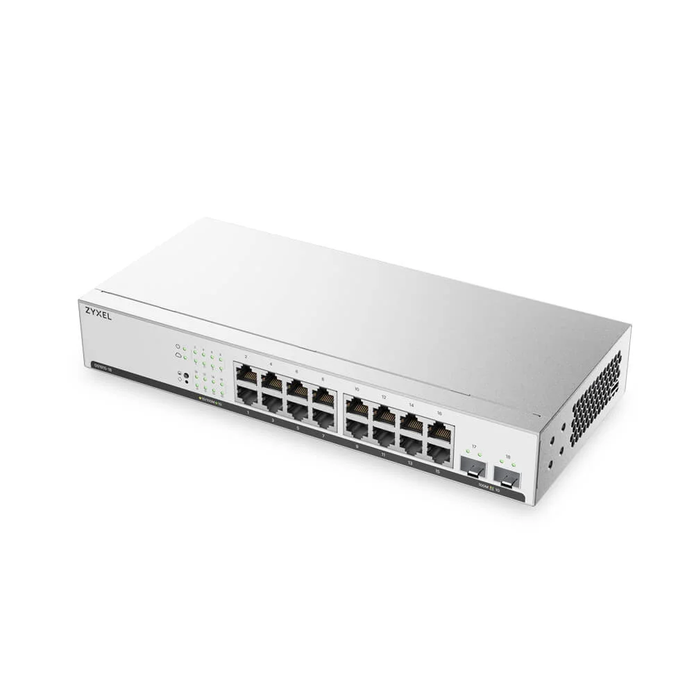 ZYXEL GS1915-18v2 switch 18portů 16x GbE 2x SFP