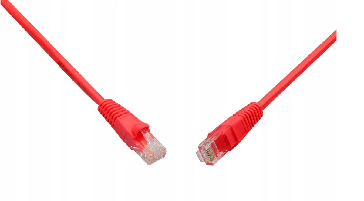 SOLARIX patch kabel CAT5E UTP PVC 1m červený
