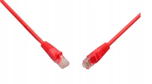 SOLARIX patch kabel CAT5E UTP PVC 1m červený