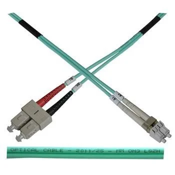 Optic.patch kabel duplex LC-SC 50/125 MM 0,5m OM3