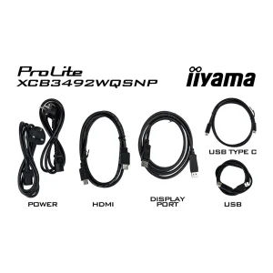 iiyama ProLite XCB3492WQSNP-B1 34" IPS QHD USB-C - obrázek 4