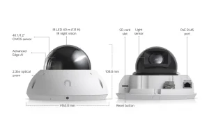 UniFi G6 Edge Dome bezpečnostní venkovní kamera - obrázek 11
