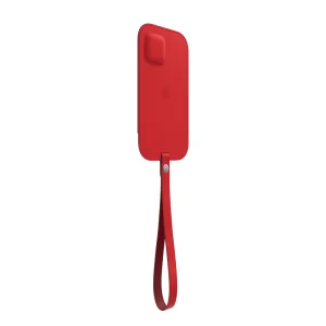 iPhone 12 mini Leather Sleeve wth MagSafe RED - obrázek 2
