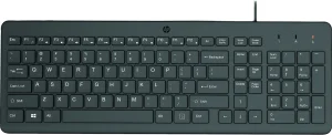 HP 150/Drátová USB/UK layout/Černá